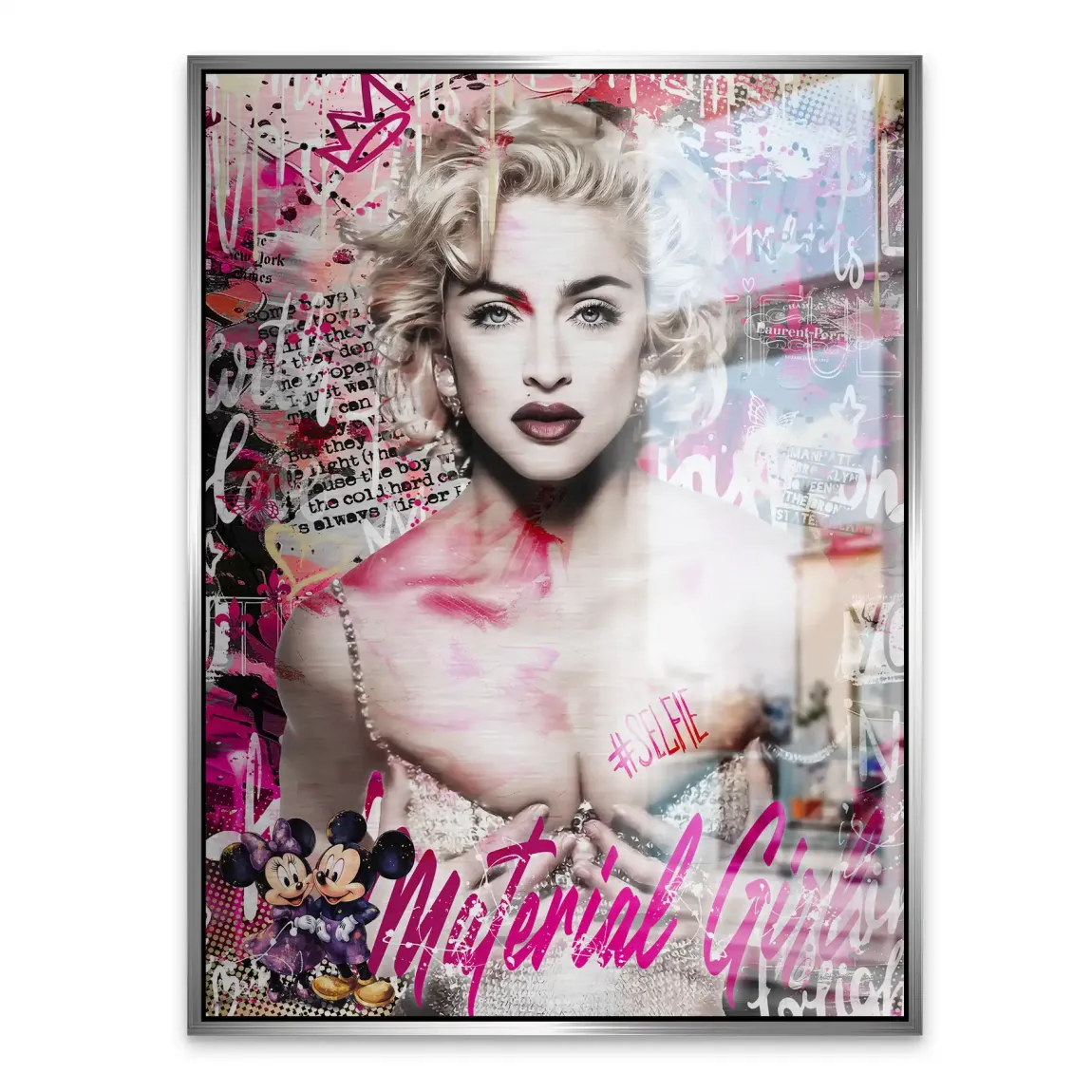 Pop Queen Vibes Alu Gebürstet Bild