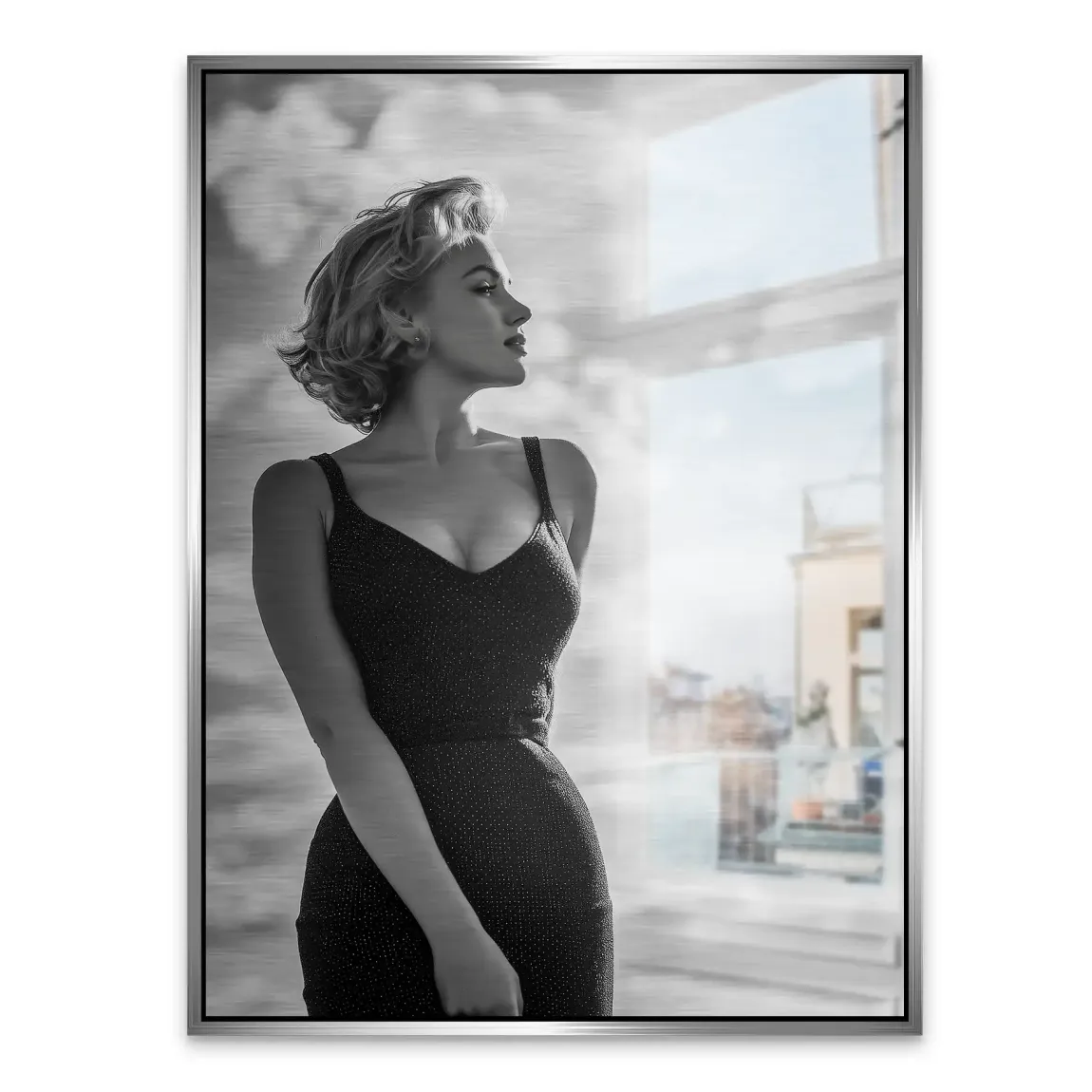 Marilyn Sunset Grace Alu Gebürstet Bild