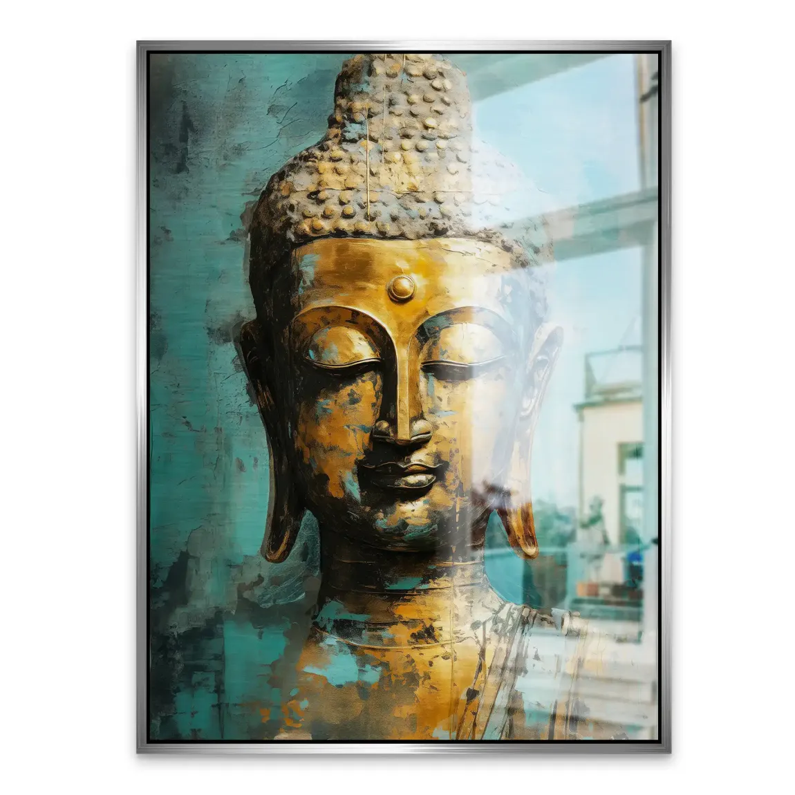 Buddha Essence Aludibond Gebürstet INGALERIE