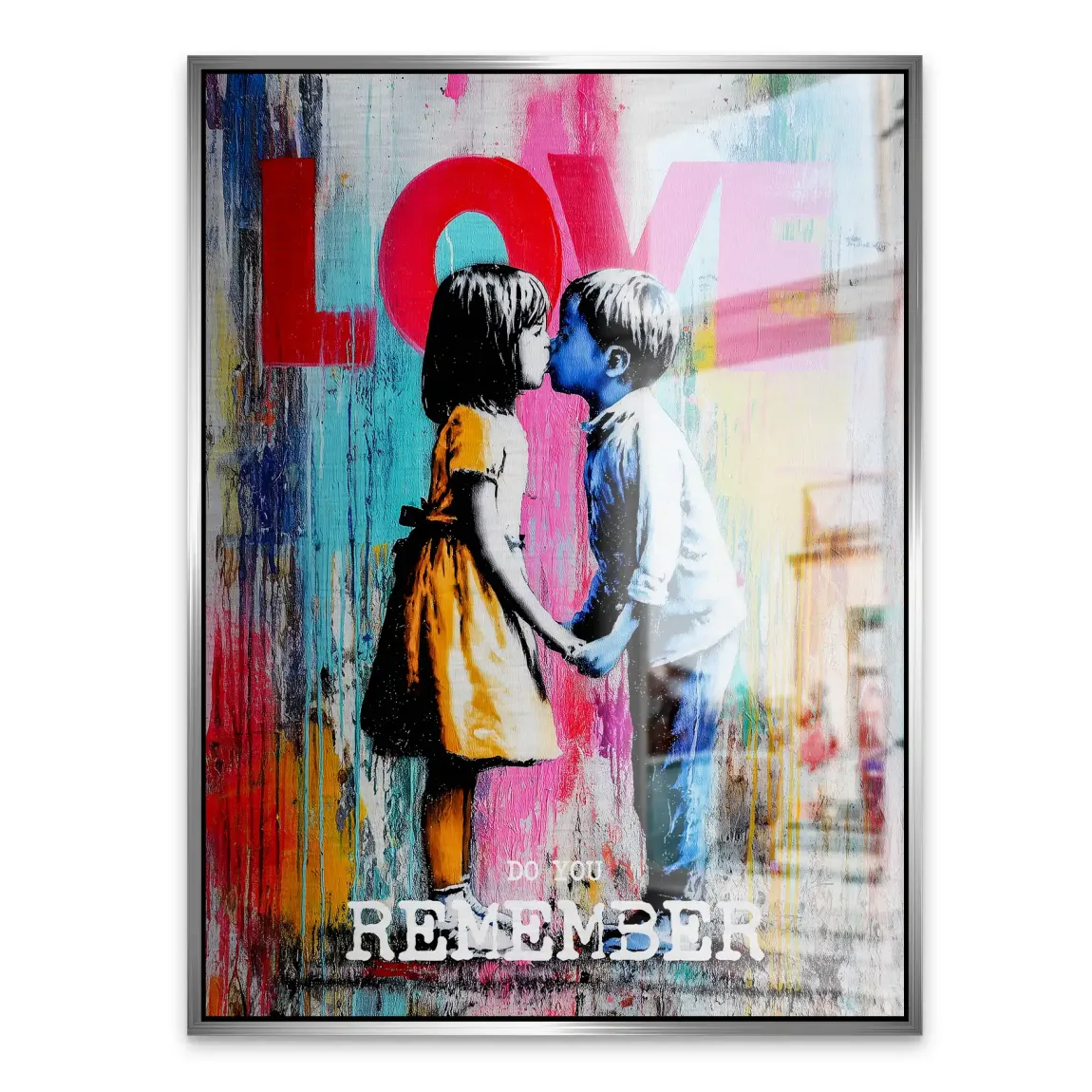 First Kiss Alu Gebürstet Bild