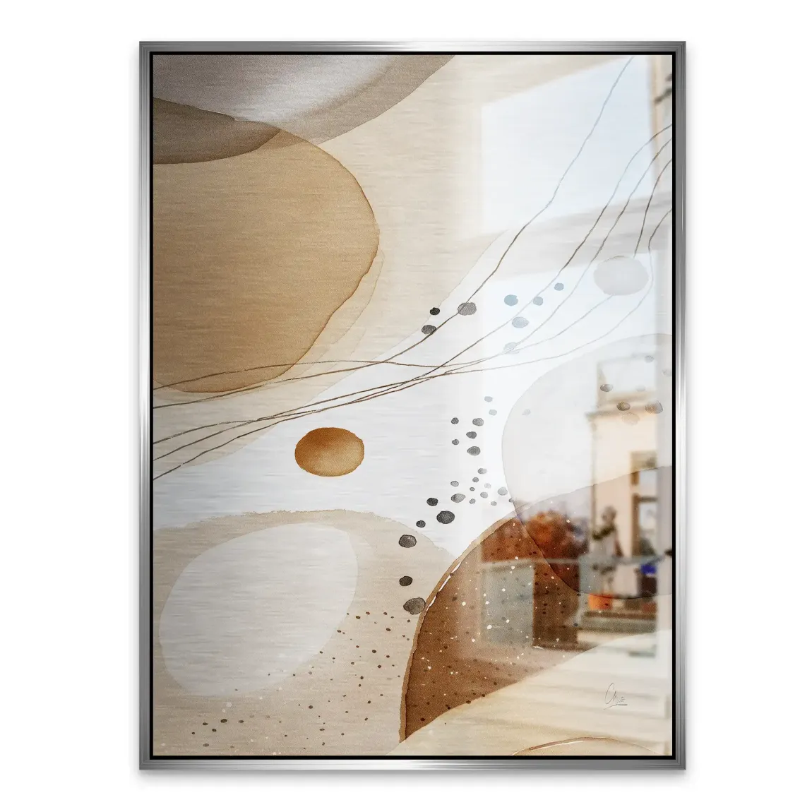 Desert Mirage Alu Gebürstet Bild