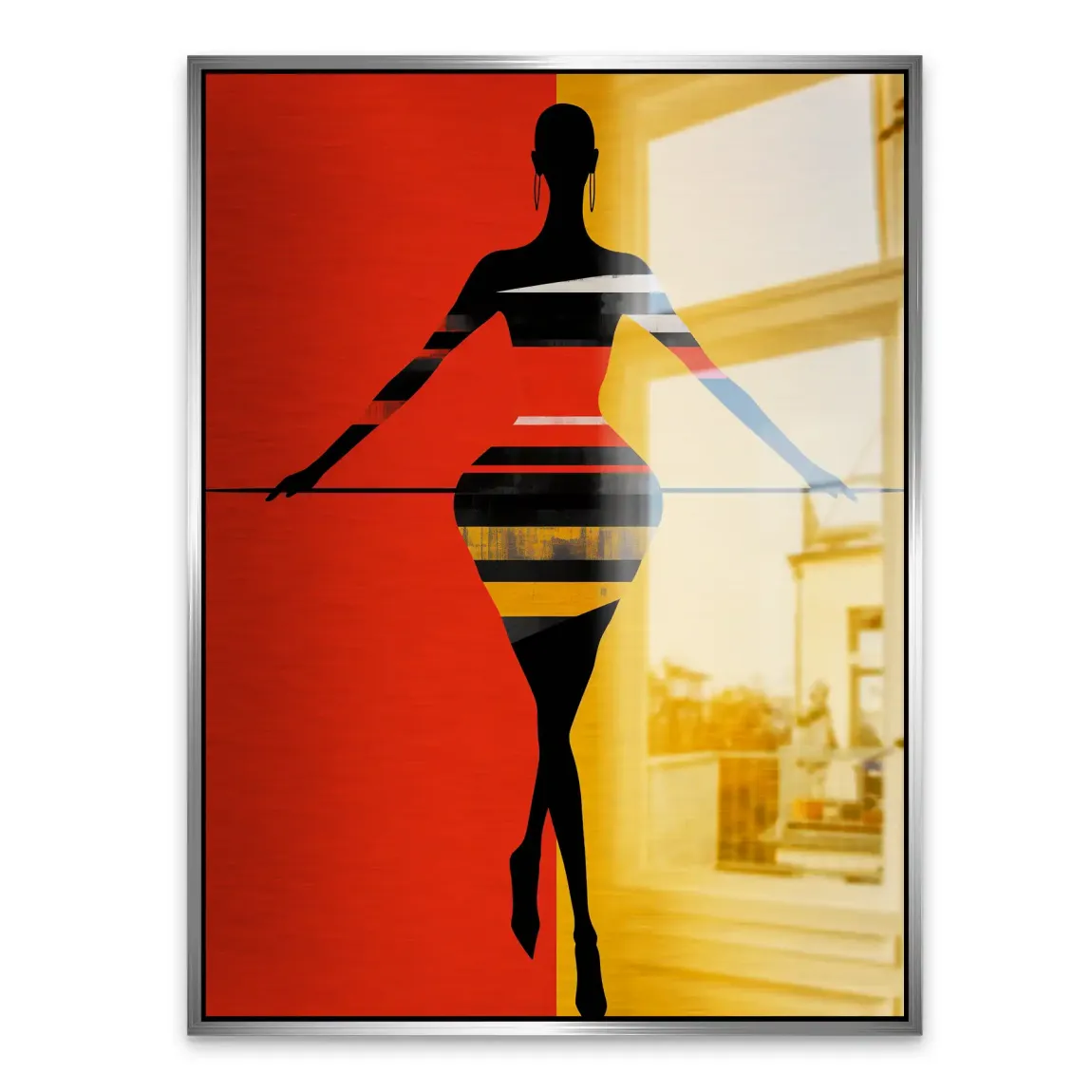 Balance der Elemente Alu Gebürstet Bild INGALERIE