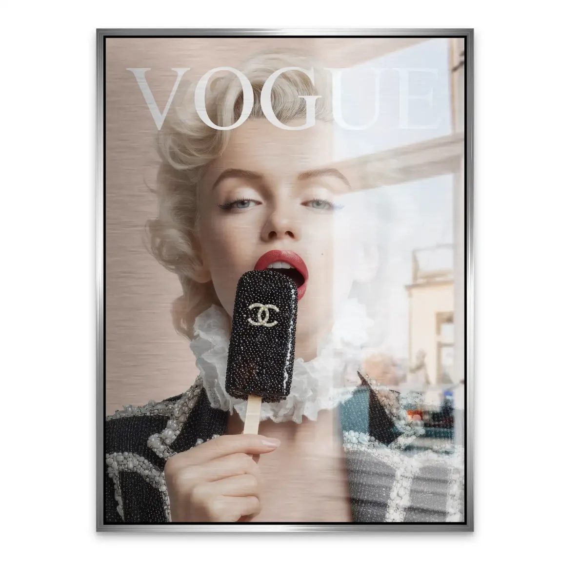 Marilyn Coco Eis Alu Gebürstet Bild