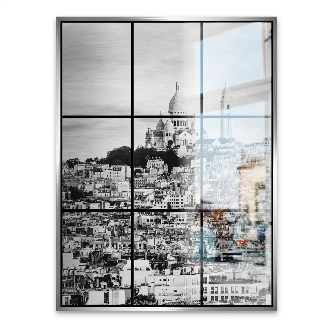 Montmartre Paris Alu Gebürstet Bild