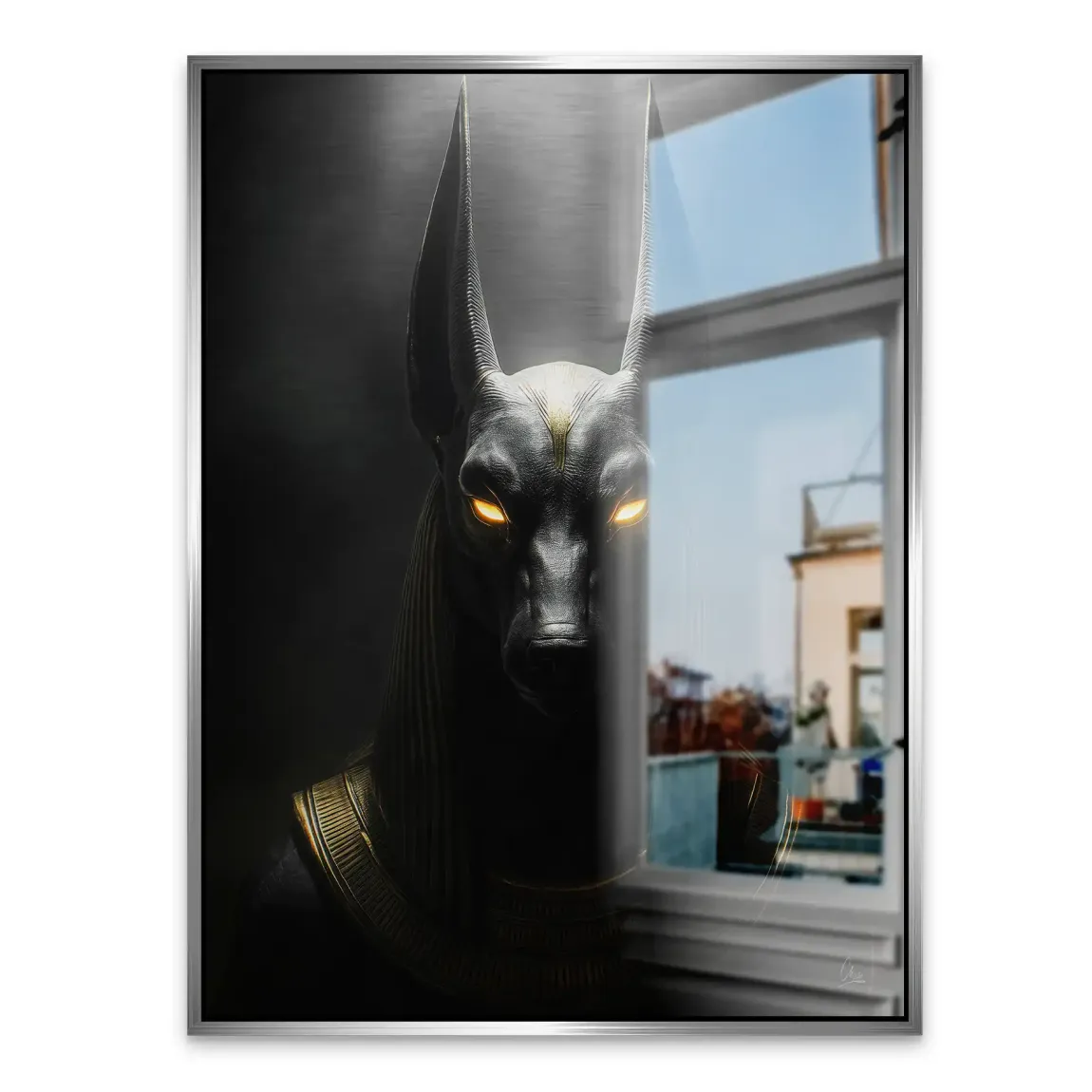 Dark Anubis Alu Gebürstet Bild