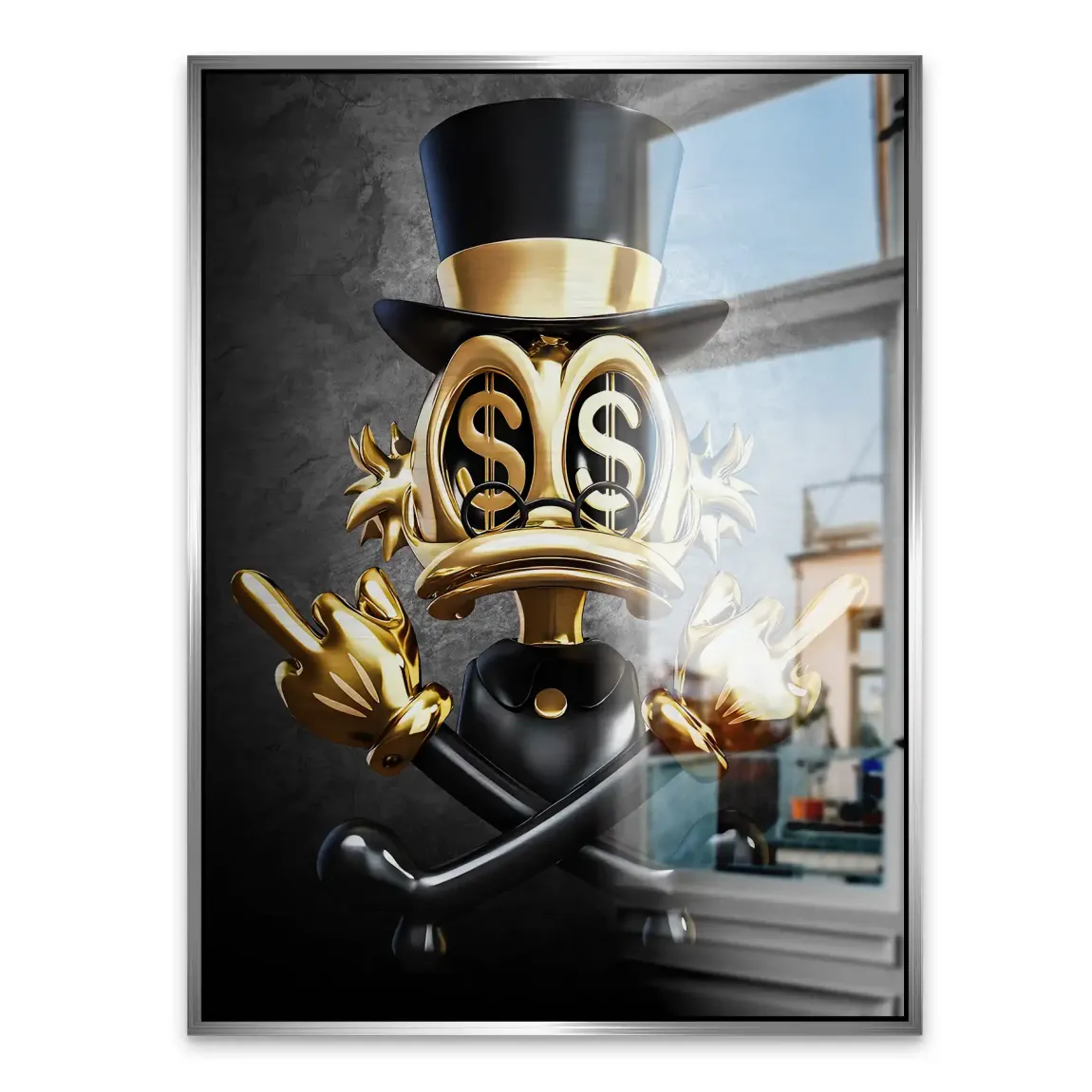 Dollar Vision Duck Alu Gebürstet Bild