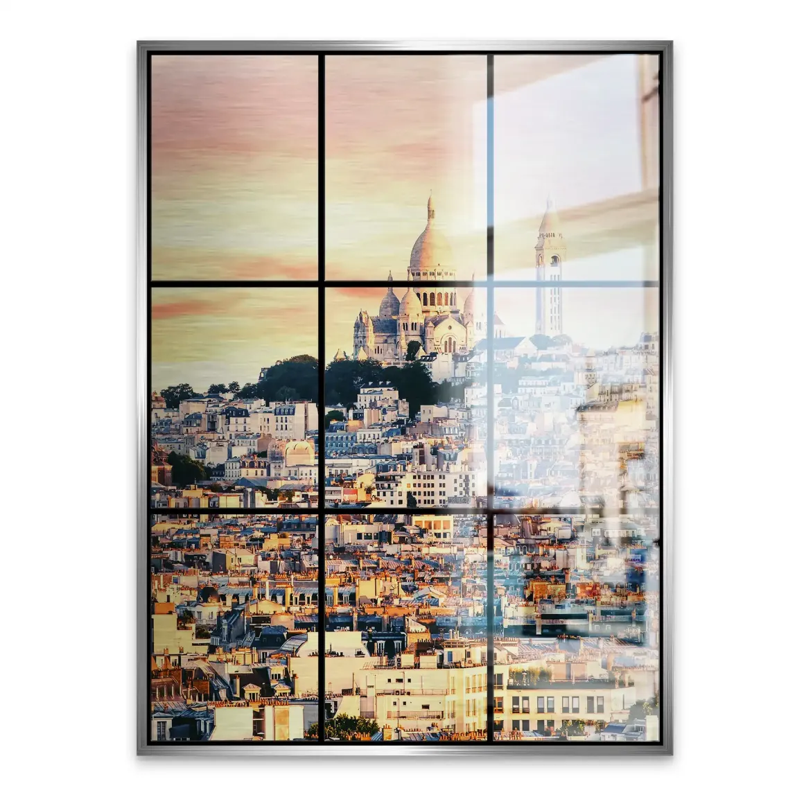 Sunrise Montmartre Paris Alu Gebürstet Bild