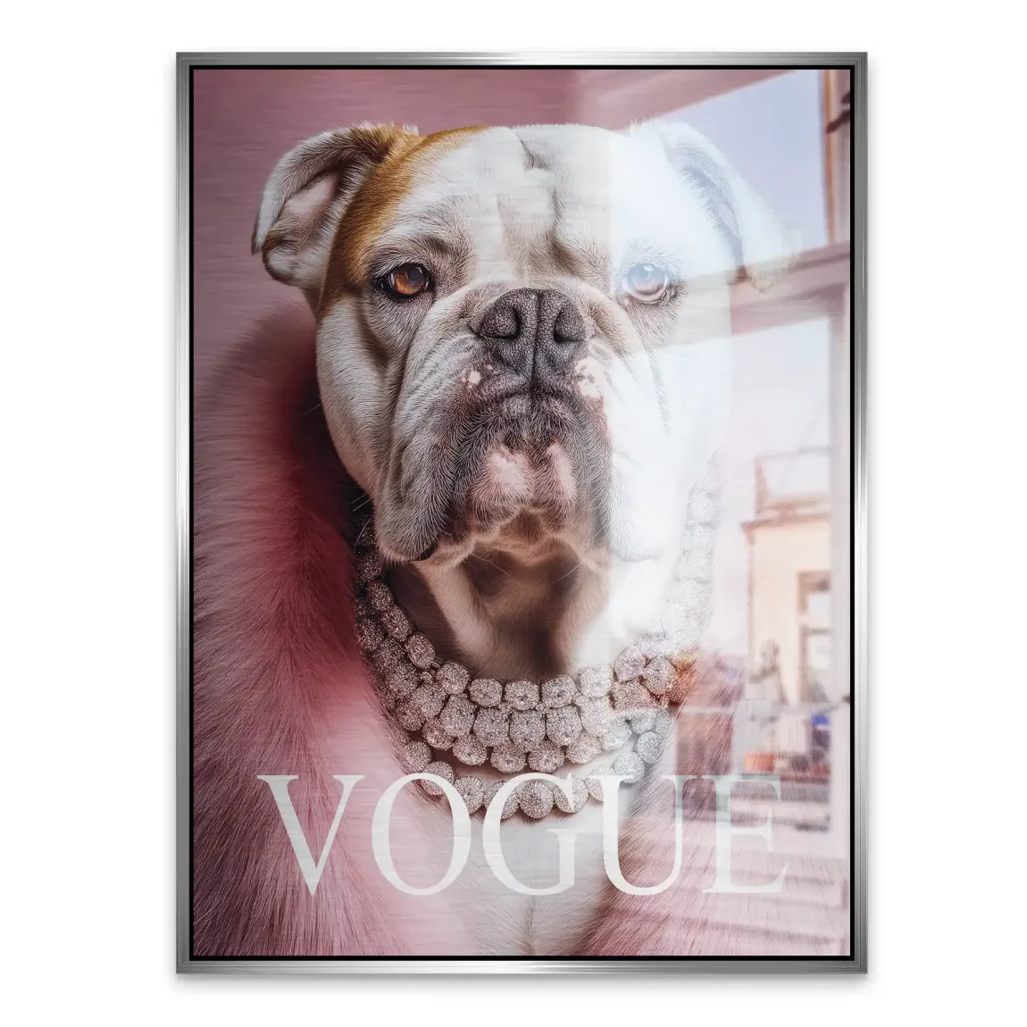 Bulldogge Vogue Alu Gebürstet Bild