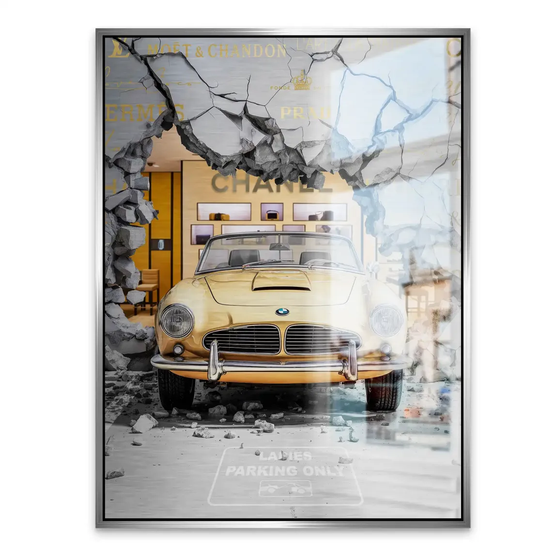 Luxury Shopping Alu Gebürstet Bild