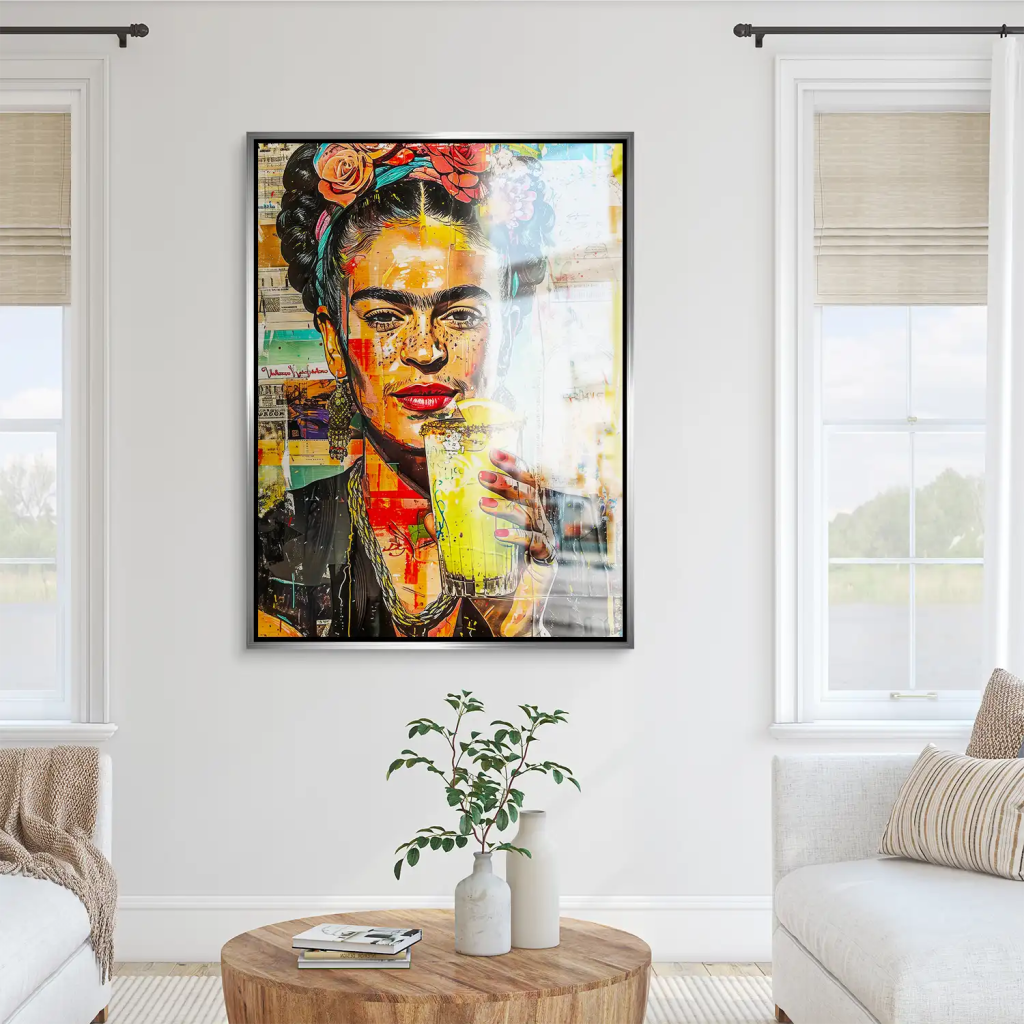 Frida Mexico Art Aludibond Gebürstet INGALERIE