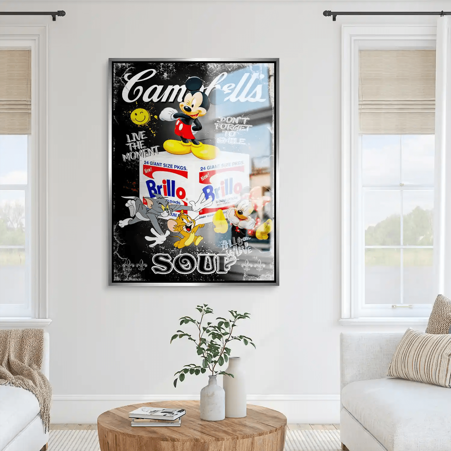 Micky Brillo Box Pop Art Alu Gebürstet INGALERIE