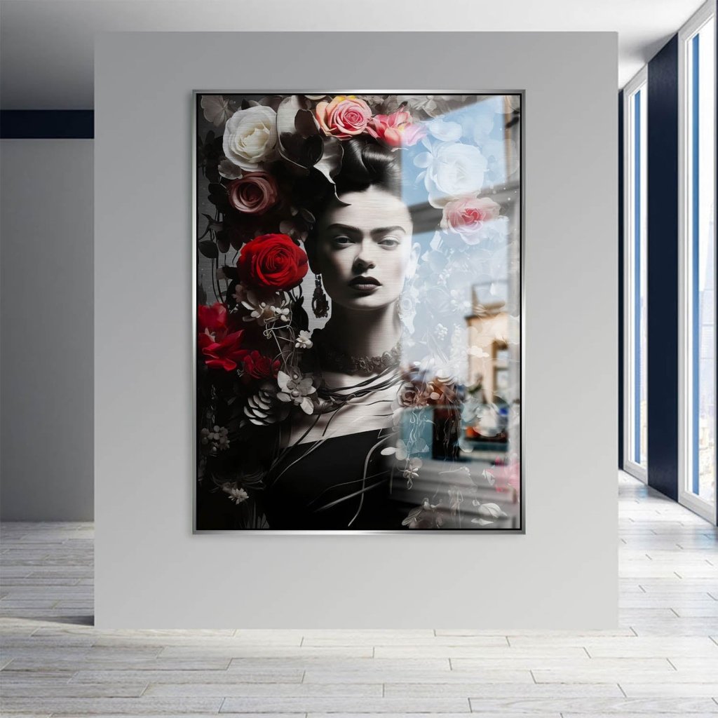 Frida Kahlo Modern Style Aludibond Gebürstet INGALERIE