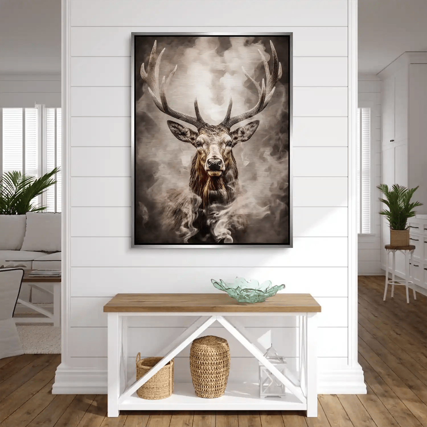 Hirsch Modern Aludibond Gebürstet INGALERIE