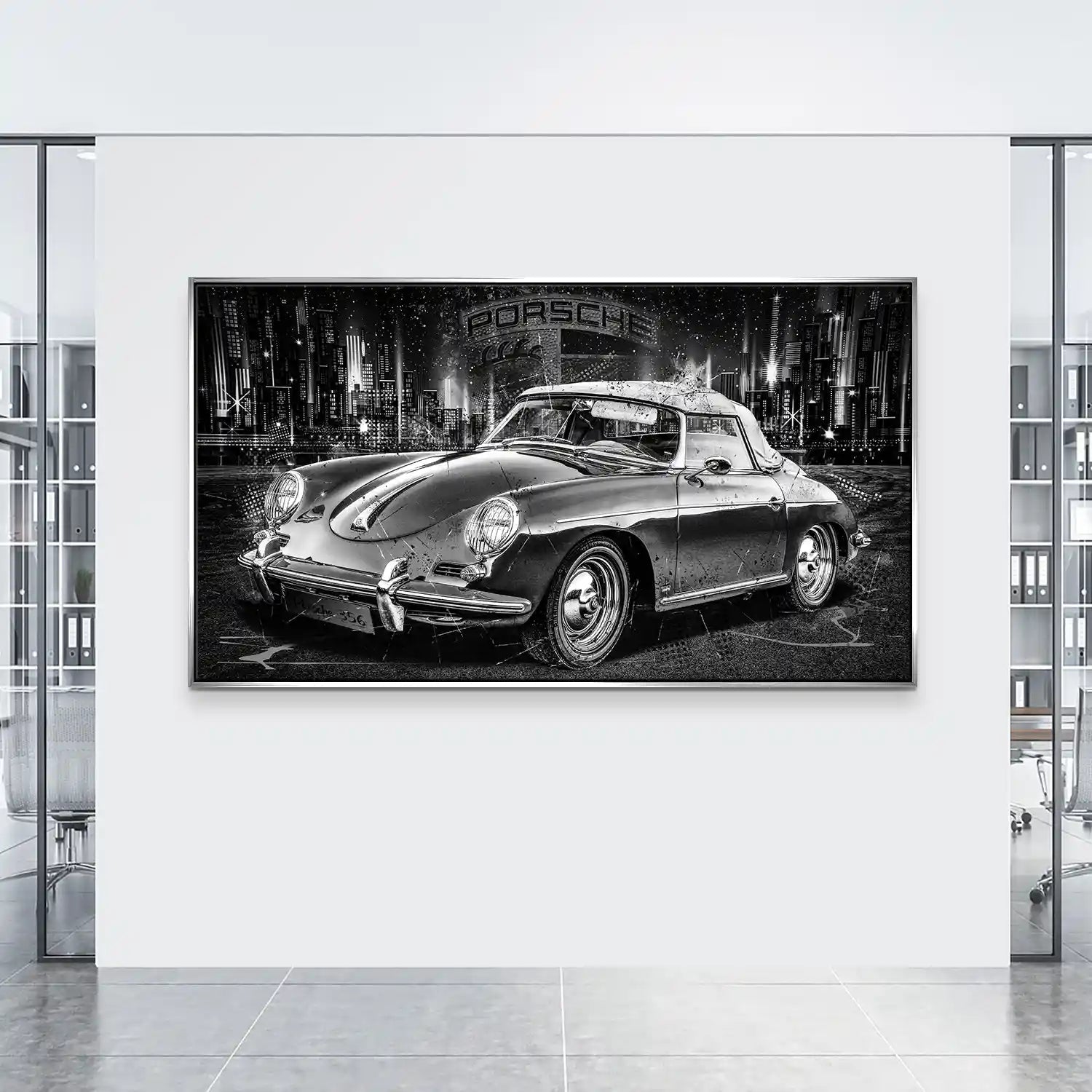 Porsche 356 Modern Leinwand Bild INGALERIE