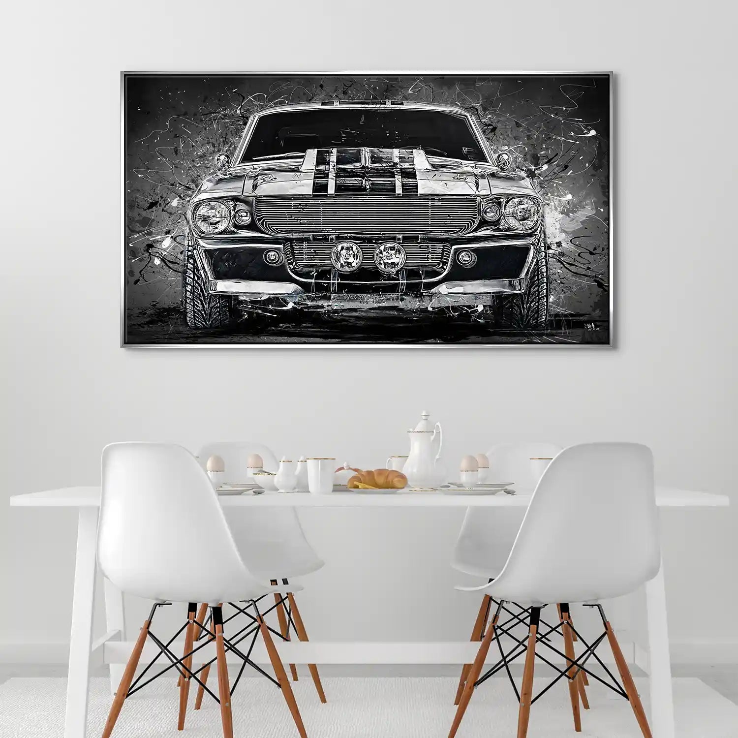 Ford Mustang Elenore Abstrakt Leinwand Bild INGALERIE