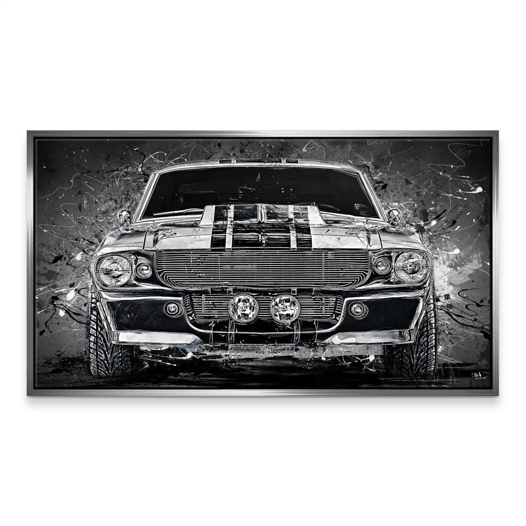 Ford Mustang Elenore Abstrakt Leinwand Bild INGALERIE