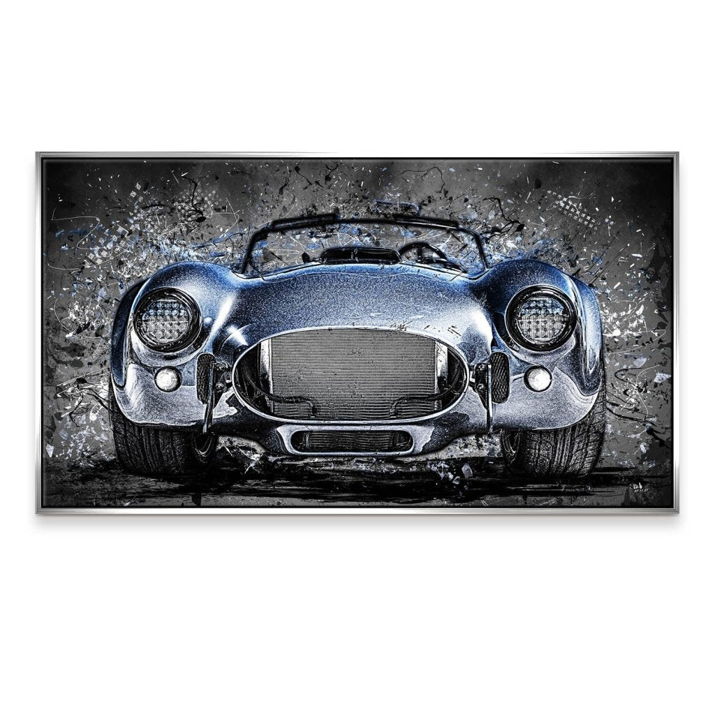 AC Cobra Abstrakt Blue Leinwand Bild INGALERIE