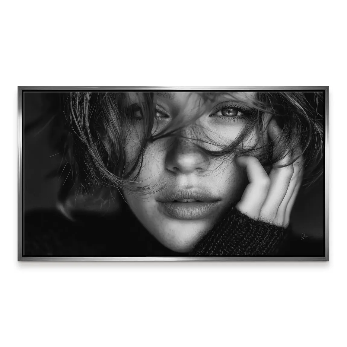 Silent Graze Leinwand Bild