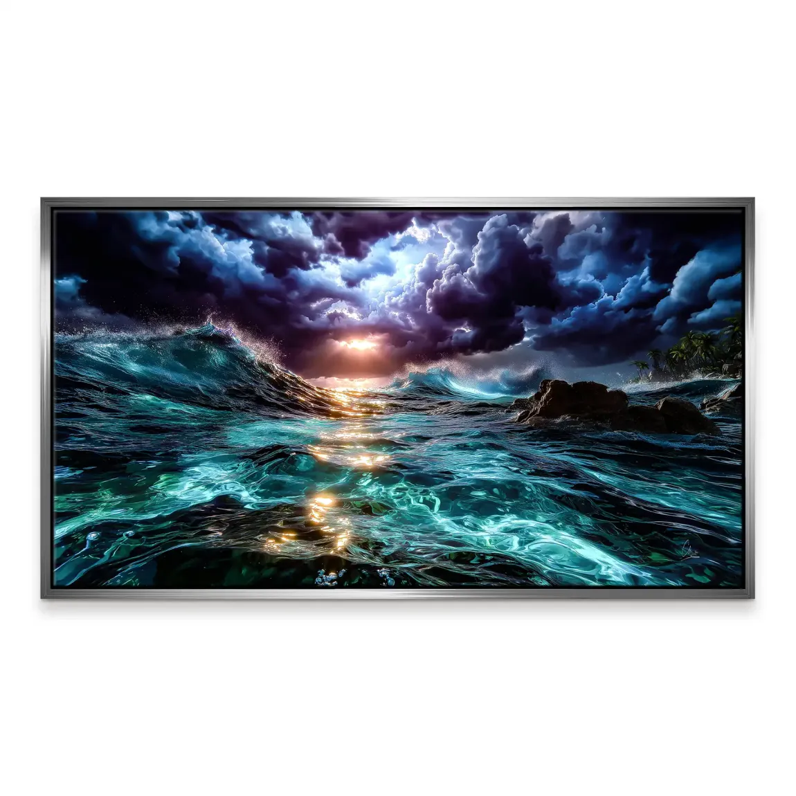 Ocean Storm Leinwand Bild