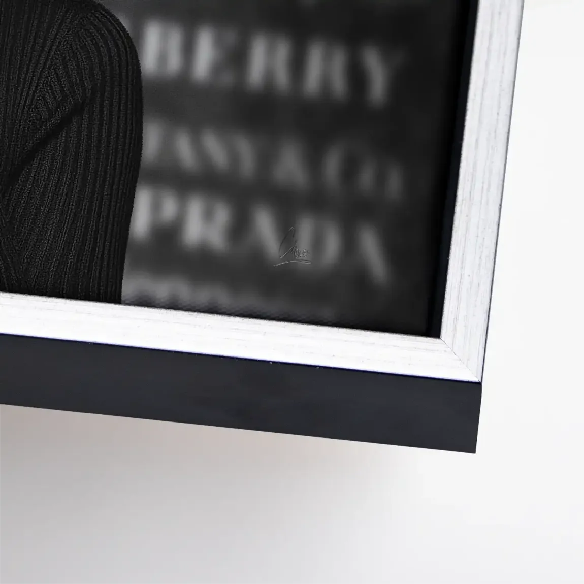 Marilyn Monroe Black Secret Leinwand Bild