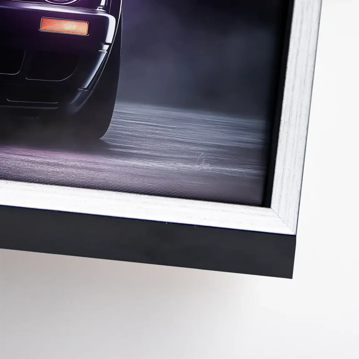 VW Golf Old School Leinwand Bild