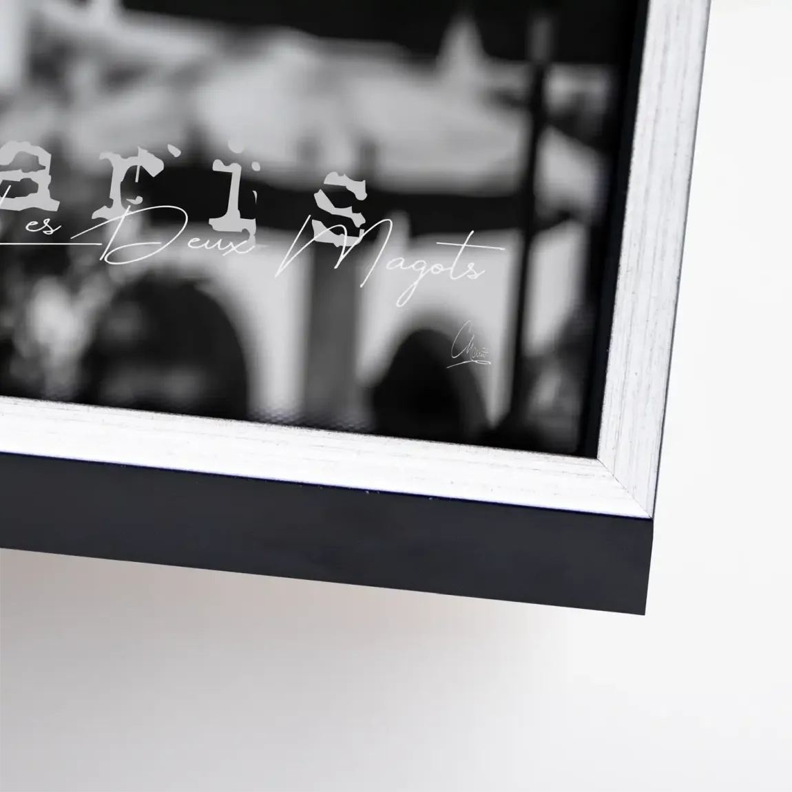 Audrey Hepburn Paris Cafe Leinwand Bild