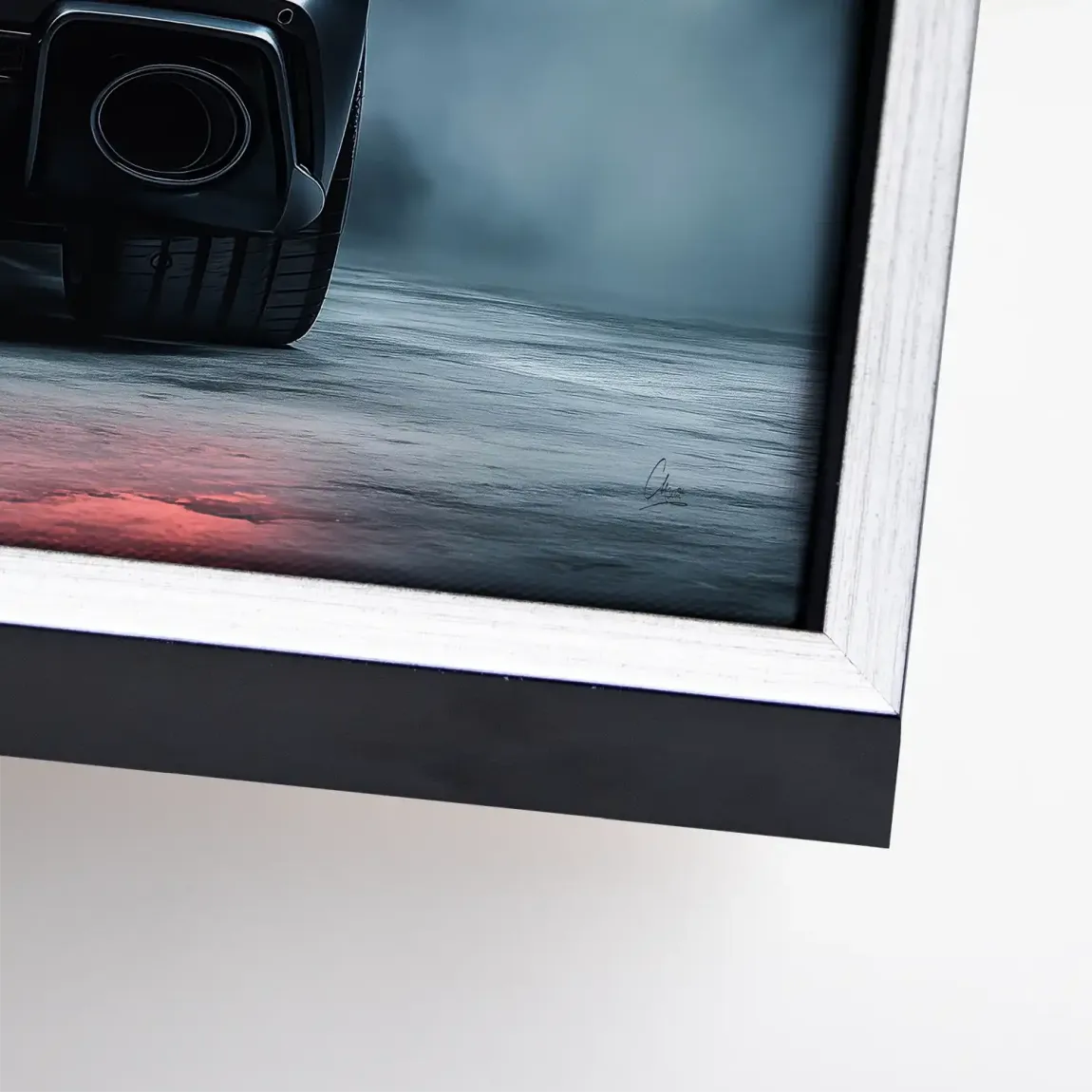 Audi R8 Dark Side Leinwand Bild