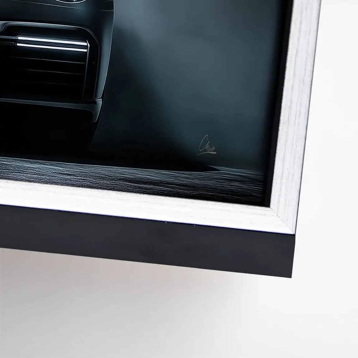 911 Silver Legend Leinwand Bild