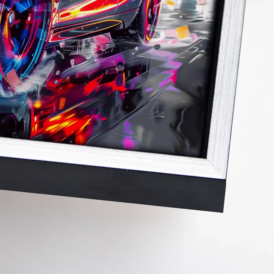 BMW M2 Abstrakt Vision Leinwand Bild