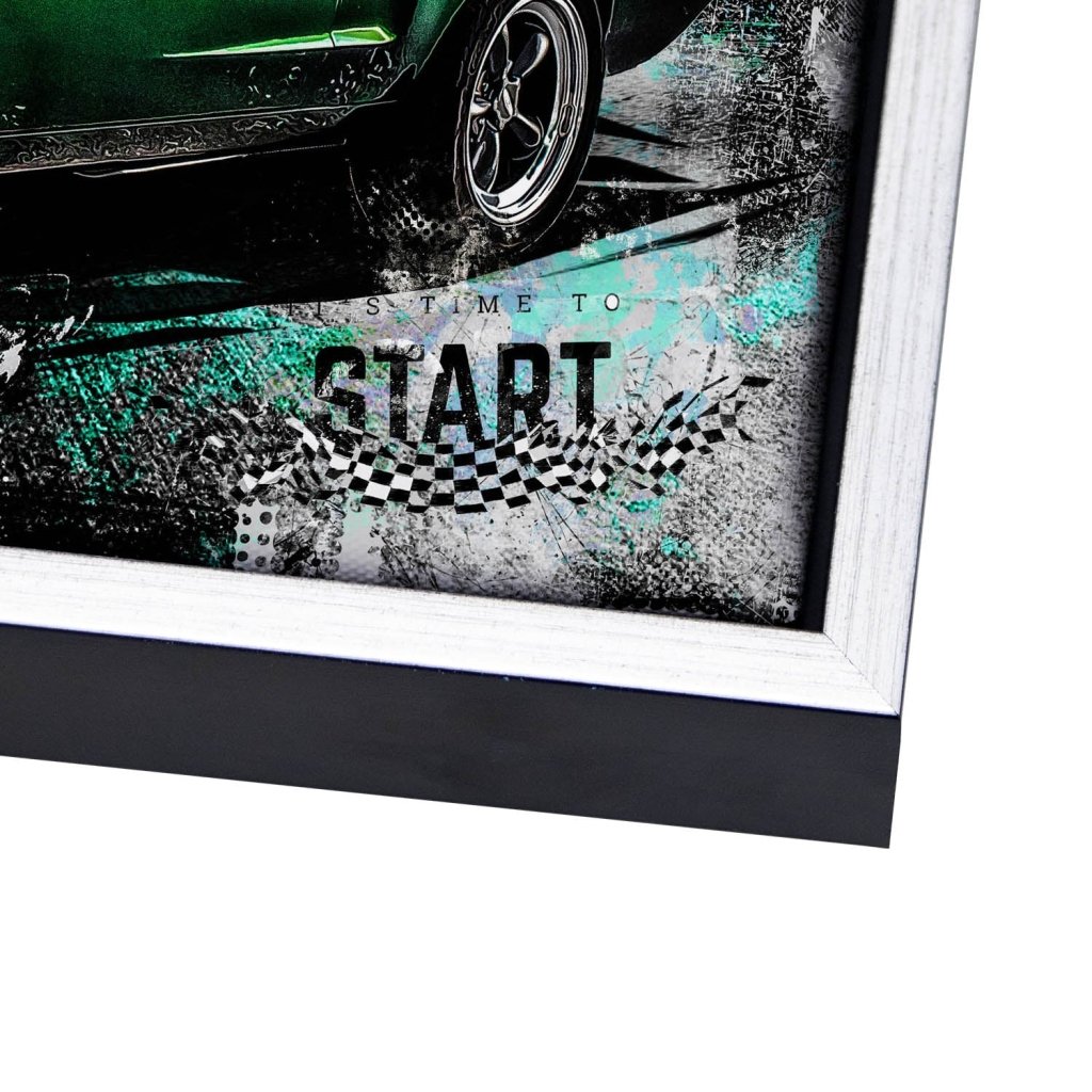 Ford Mustang Bullitt Style Leinwand Bild INGALERIE