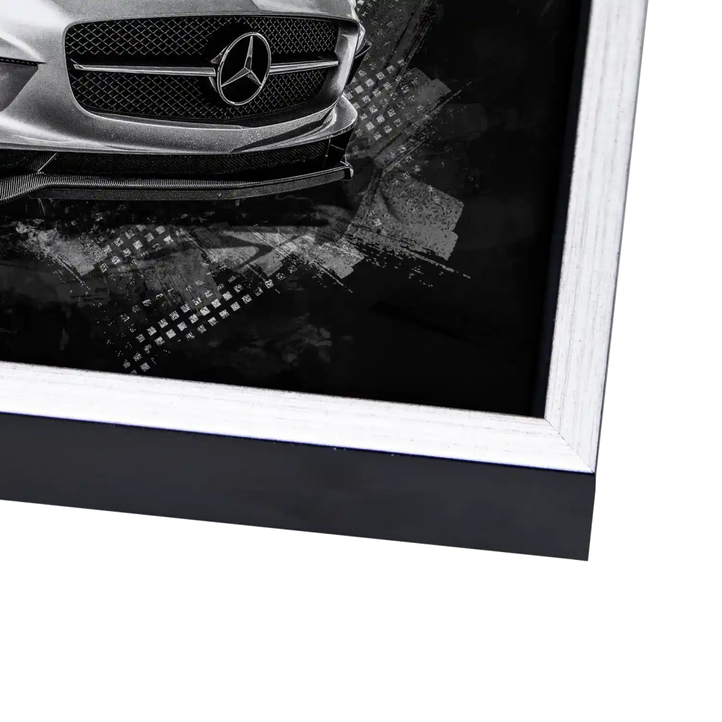 Mercedes SLS City Style Leinwand Bild INGALERIE