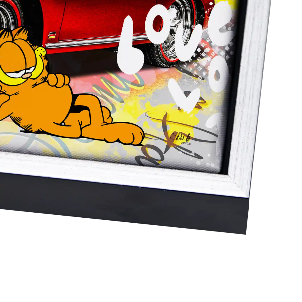 Minnie Speedster 356 Pop Art Style Leinwand Bild INGALERIE