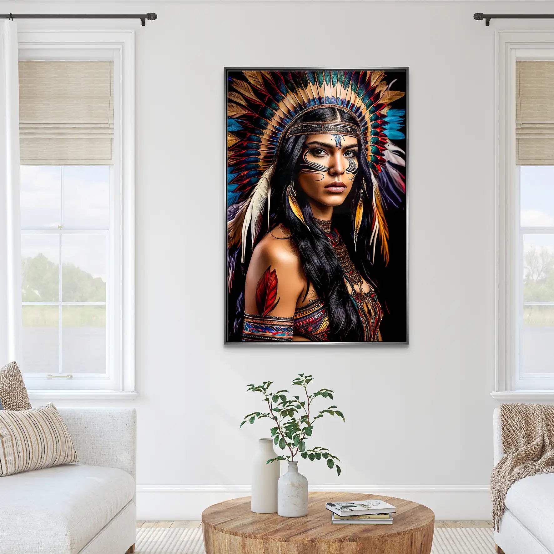 Beauty Apache Leinwand Bild INGALERIE