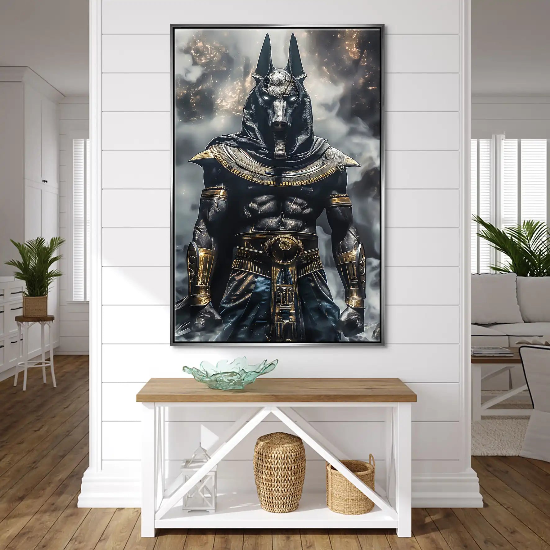 Anubis Dark Leinwand Bild INGALERIE