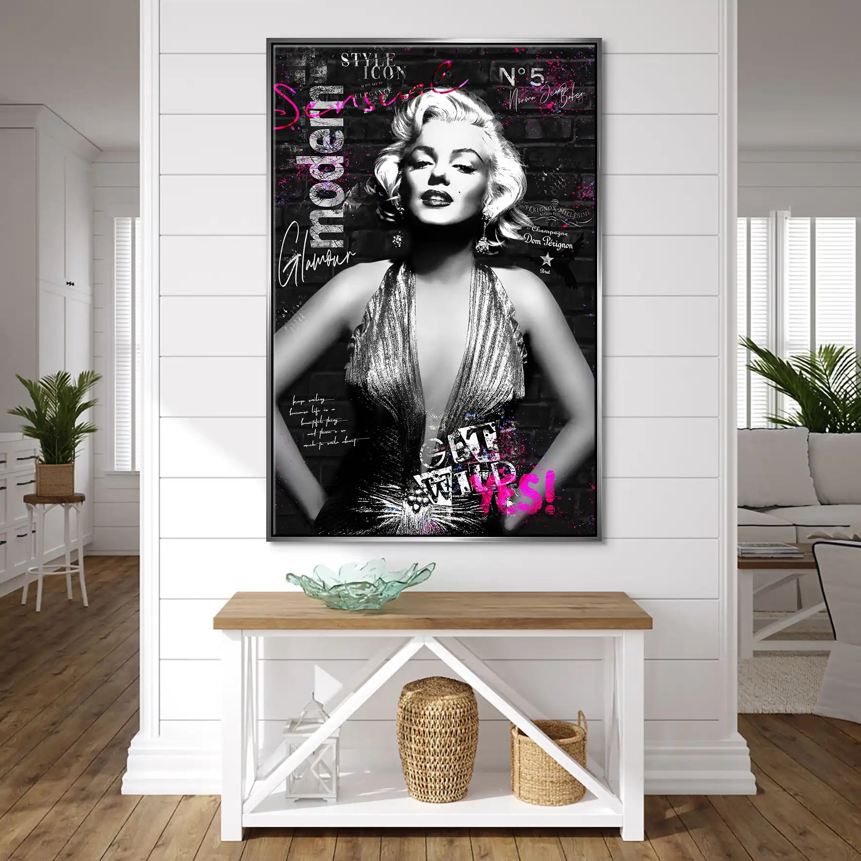 Marilyn Get Wild Leinwand Bild INGALERIE