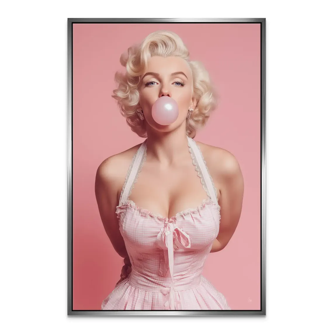 Monroe Bubble Charm Leinwand Bild