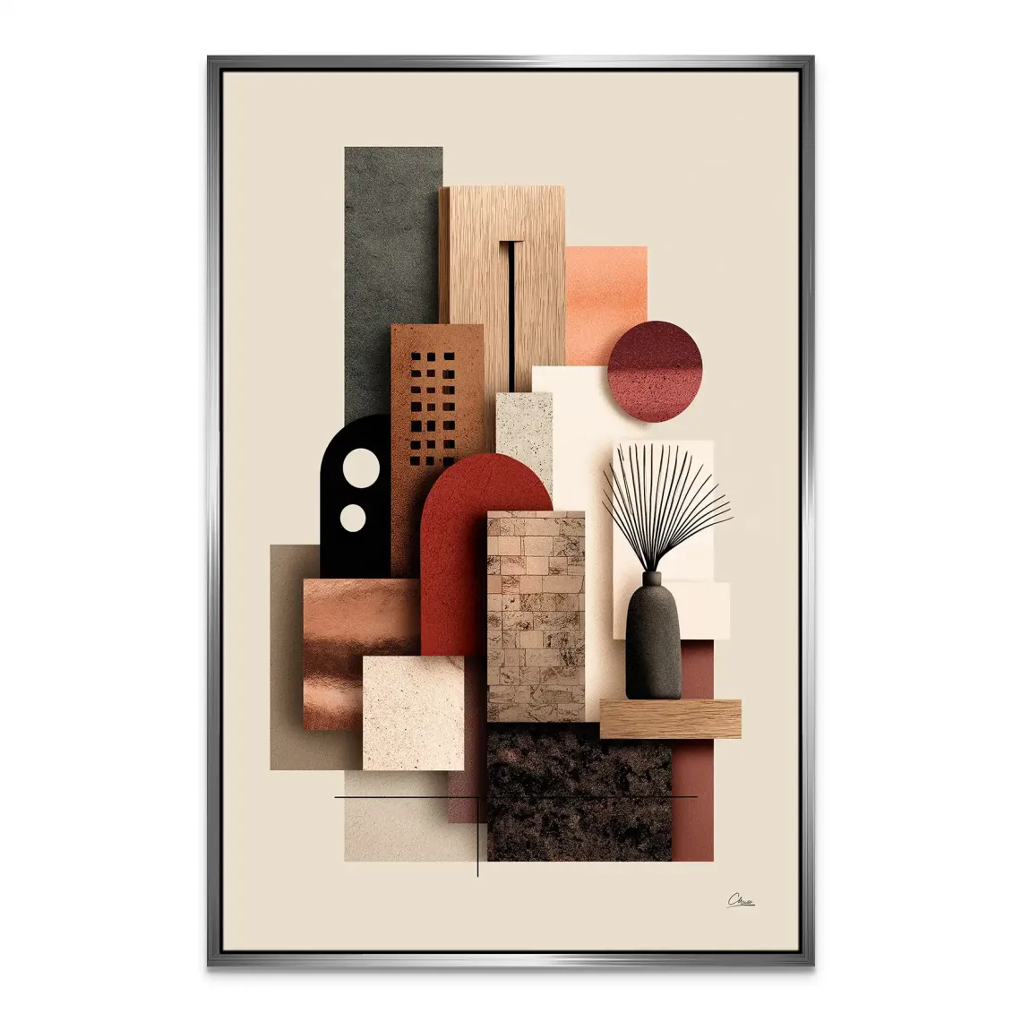 Urban Layers Elegance Leinwand Bild INGALERIE