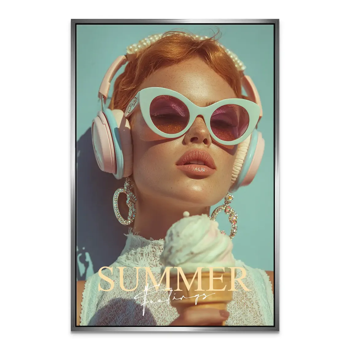 Summerfeeling Leinwand Bild