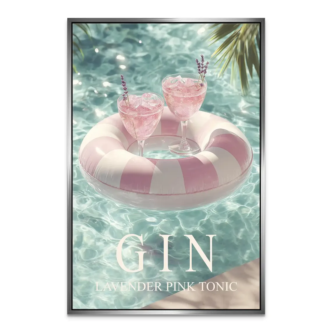 Gin Lavender Dream Leinwand Bild
