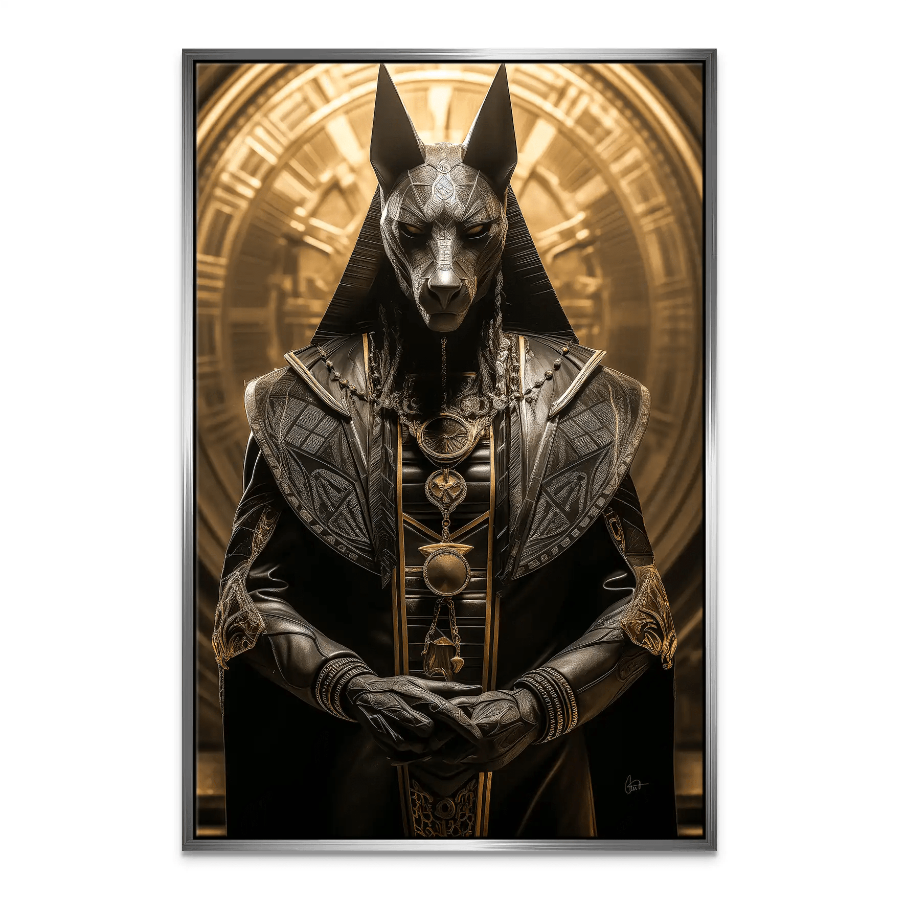 Anubis Mystik Leinwand Bild INGALERIE