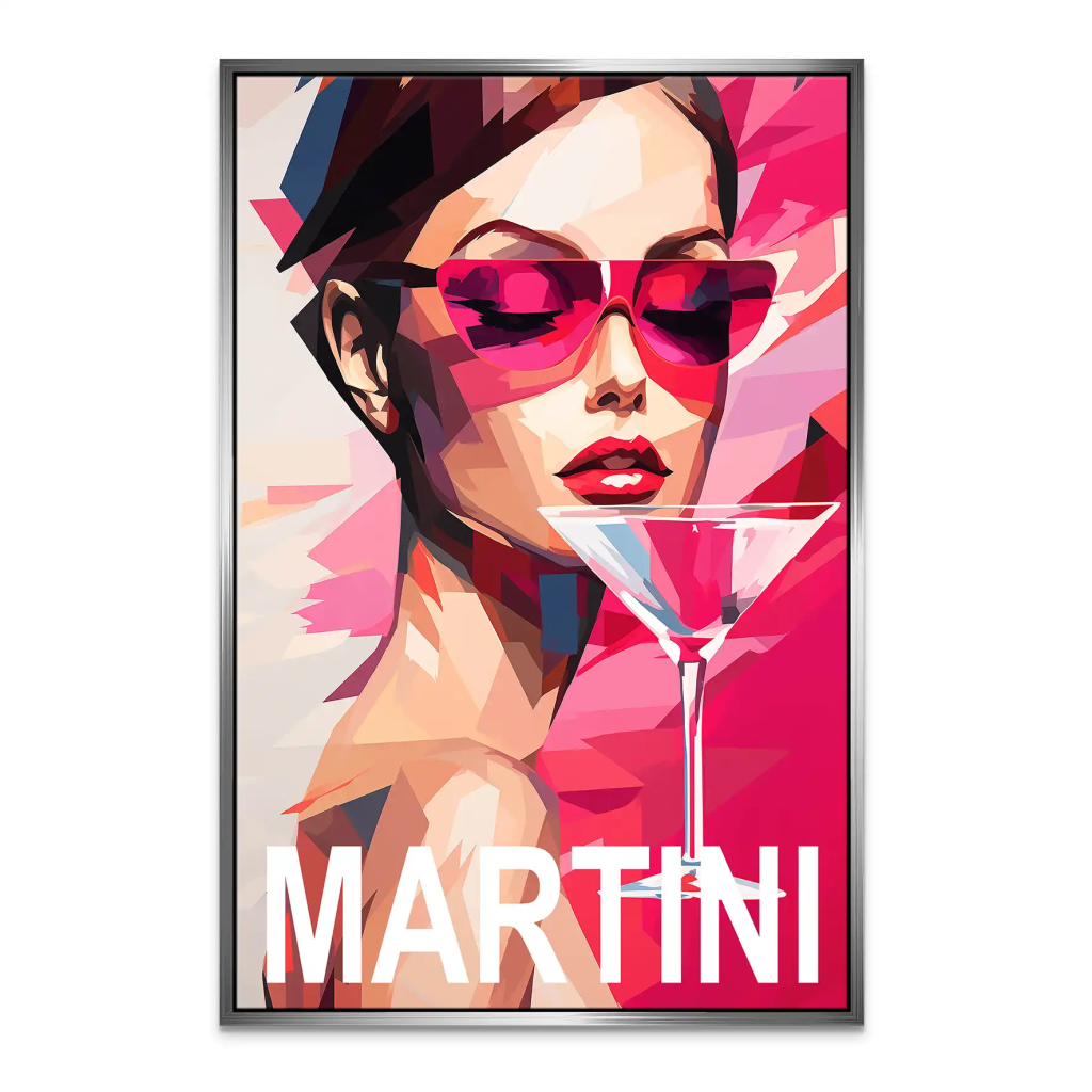 Martini Lifestyle Leinwand Bild INGALERIE