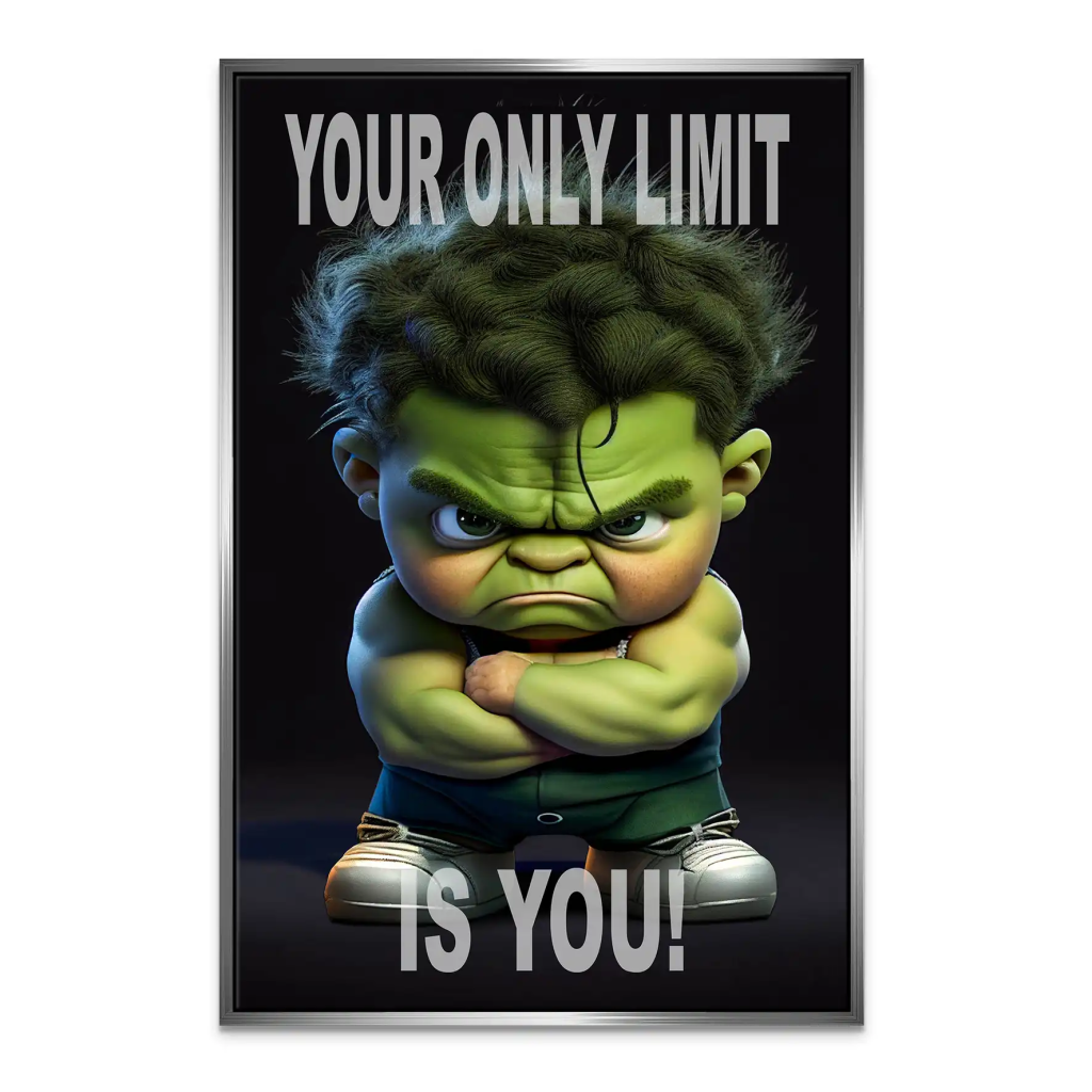 Hulk Your Limit Leinwand Bild INGALERIE