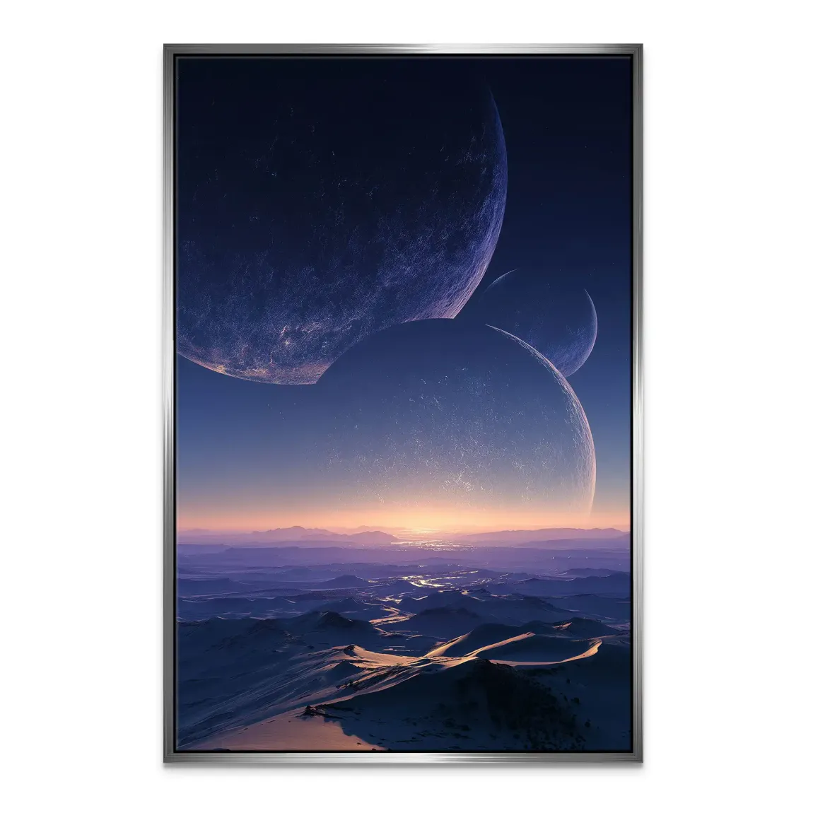 Jenseits der Welt Leinwand Bild