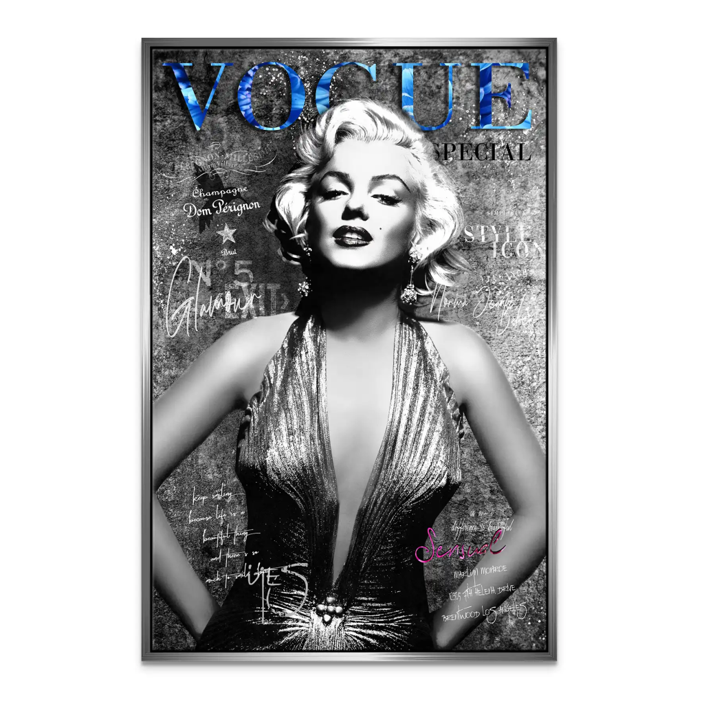 Marilyn Vogue Leinwand Bild INGALERIE