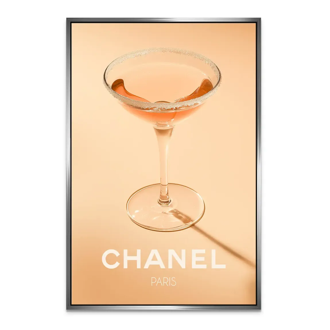 Chanel Glam Cocktail Leinwand Bild