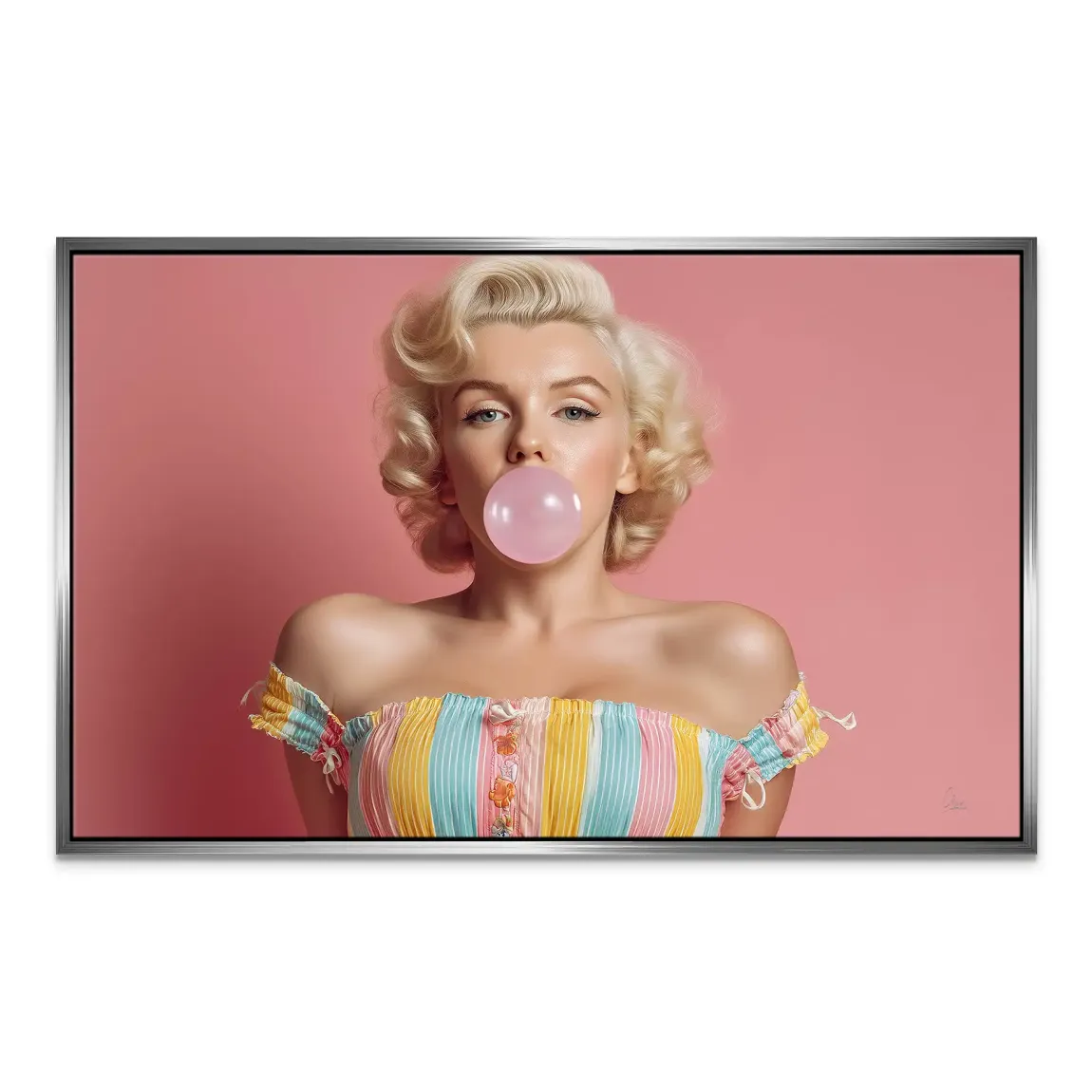 Marilyn Monroe Candy Pop Leinwand Bild