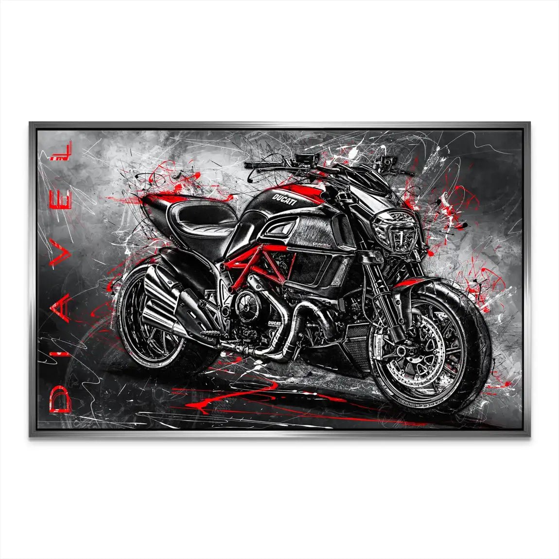 Ducati Diavel Nr.2 Leinwand Bild INGALERIE