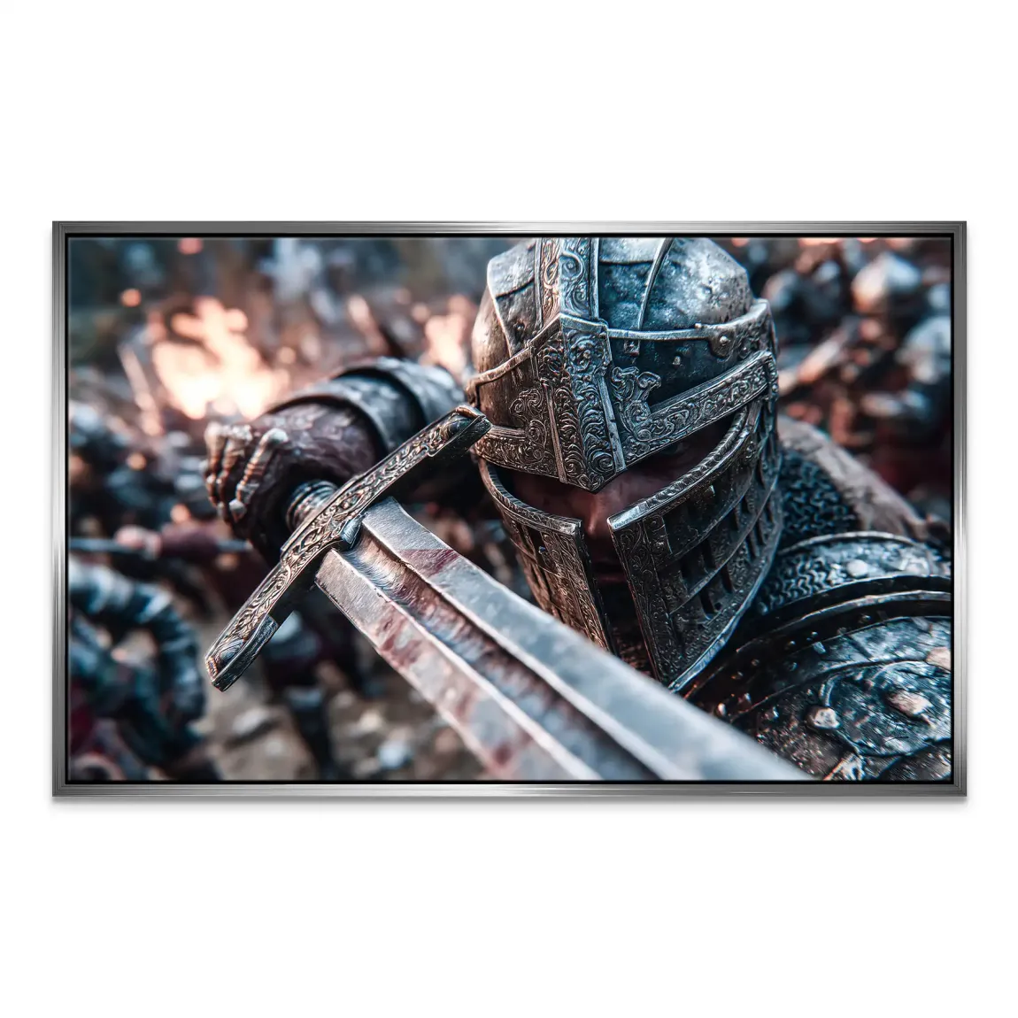 Steel Valor Leinwand Bild