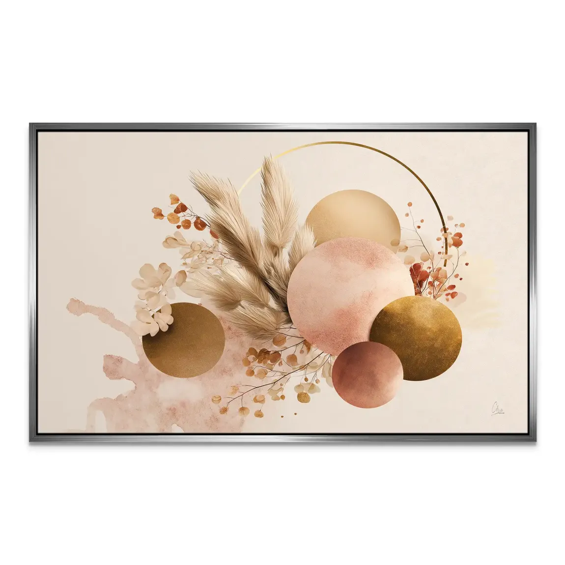 Golden Balance Leinwand Bild