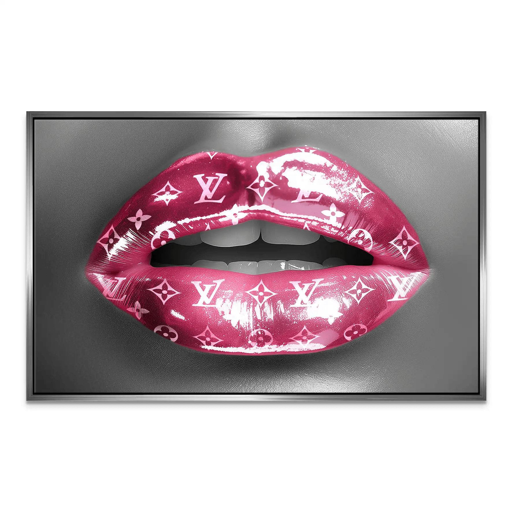 Pink Louis Lips Leinwand Bild INGALERIE